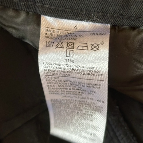 OLD NAVY Women’s Black with Gold Dots Pixie Stretch Ankle Pants Size 4 - Picture 6 of 10